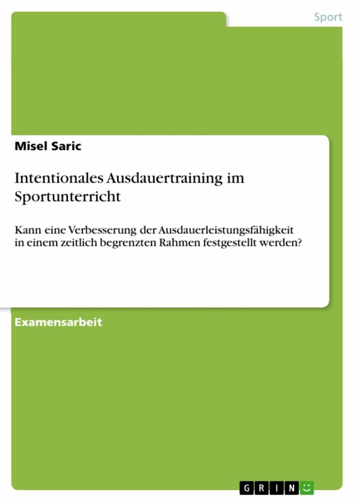 Intentionales Ausdauertraining im Sportunterricht main product photo