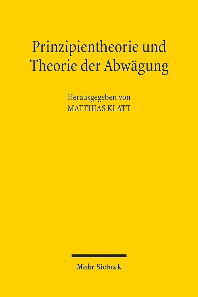Prinzipientheorie und Theorie der Abwägung main product photo
