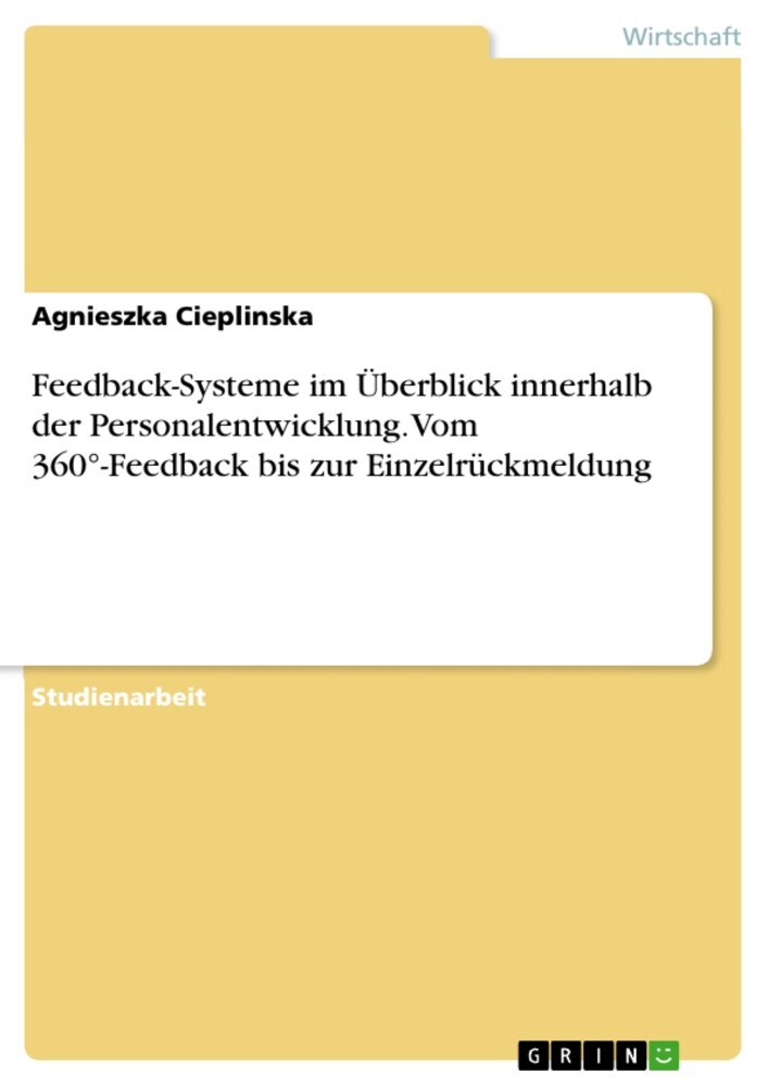 Feedback-Systeme im Überblick innerhalb der Personalentwicklung. Vom 360°-Feedback bis zur Einzelrückmeldung main product photo