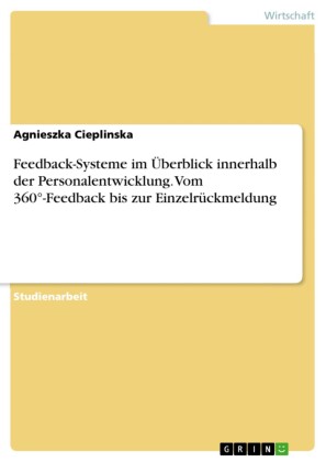 Feedback-Systeme im Überblick innerhalb der Personalentwicklung. Vom 360°-Feedback bis zur Einzelrückmeldung