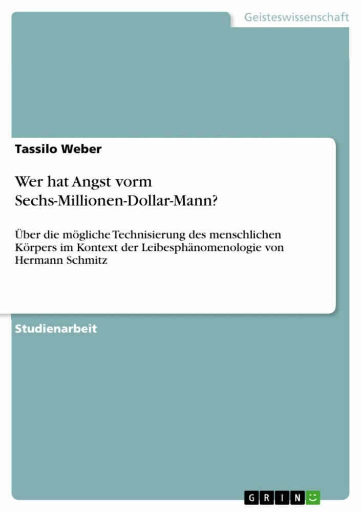 Wer hat Angst vorm Sechs-Millionen-Dollar-Mann? main product photo