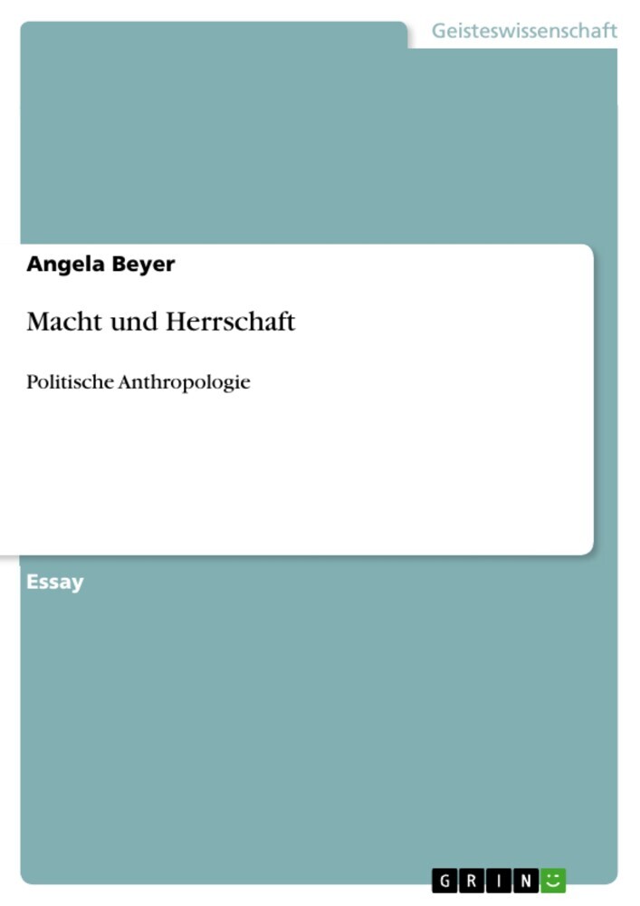 Macht und Herrschaft main product photo
