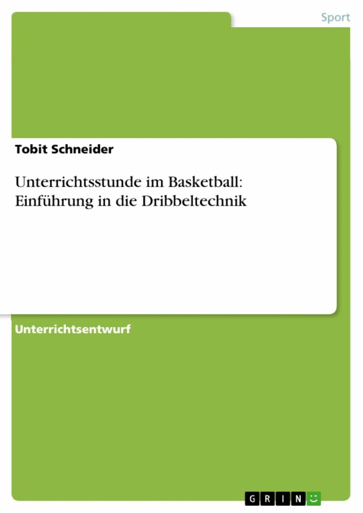 Unterrichtsstunde im Basketball: Einführung in die Dribbeltechnik main product photo