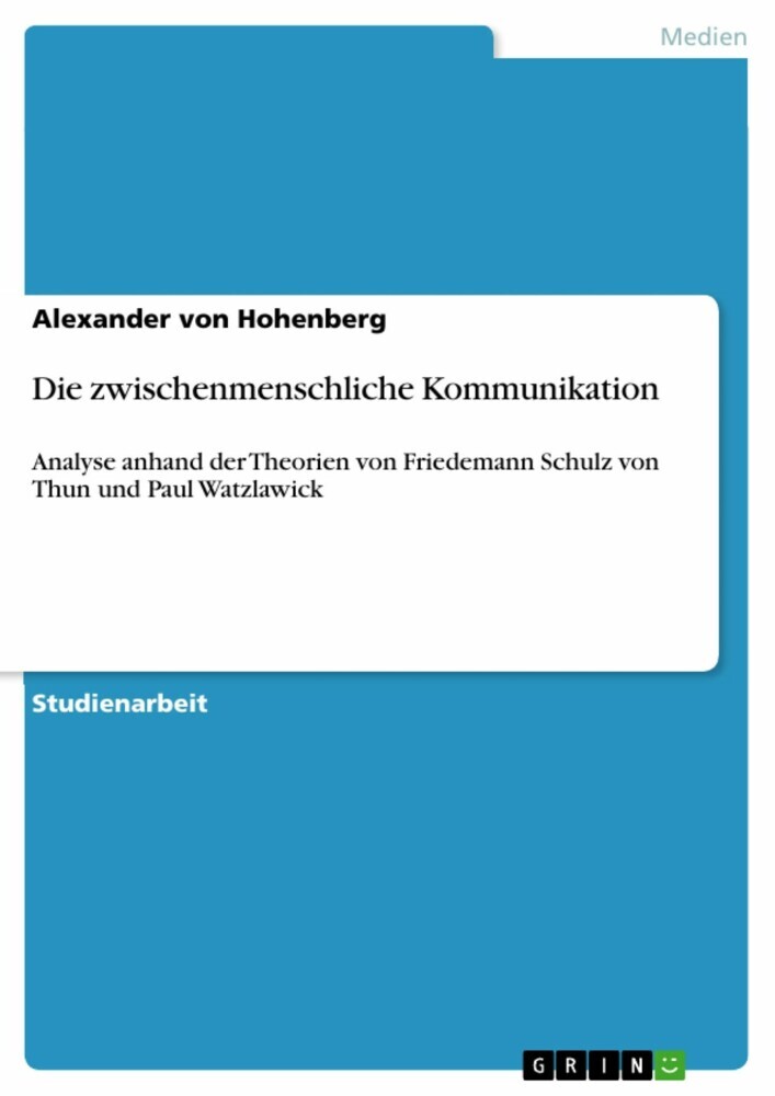 Die zwischenmenschliche Kommunikation main product photo