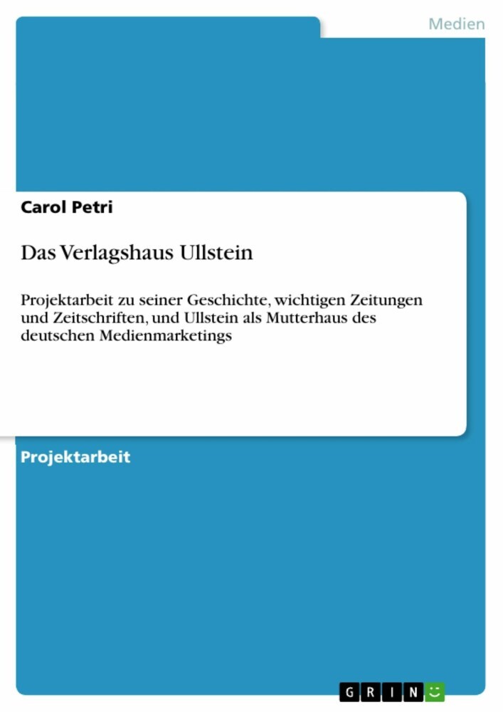 Das Verlagshaus Ullstein main product photo