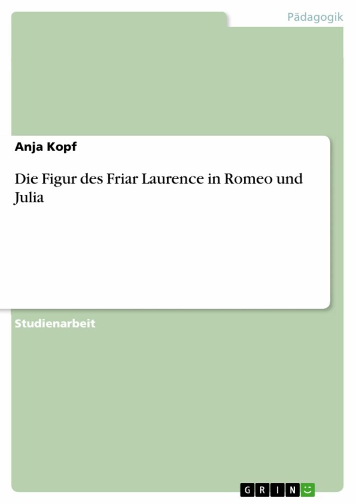 Die Figur des Friar Laurence in Romeo und Julia main product photo