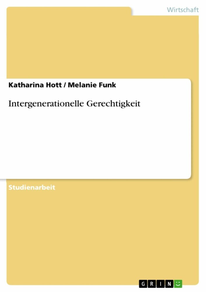 Intergenerationelle Gerechtigkeit main product photo