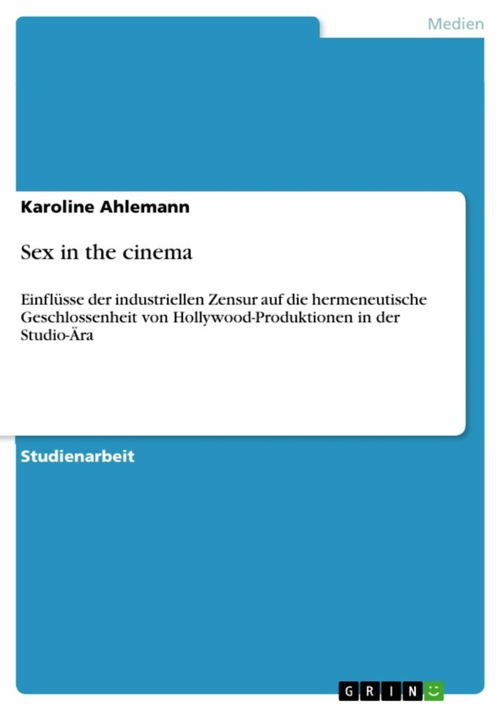 Sex in the cinema main product photo
