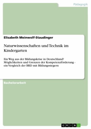 Naturwissenschaften und Technik im Kindergarten