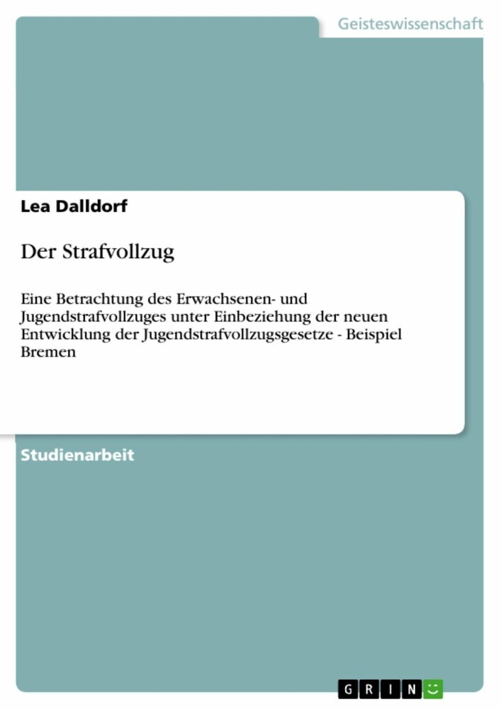 Der Strafvollzug main product photo