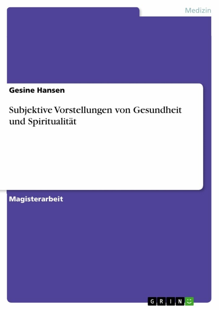 Subjektive Vorstellungen von Gesundheit und Spiritualität main product photo
