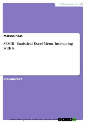 SEMIR - Statistical Excel Menu, Interacting with R