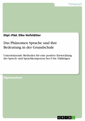 Das Phänomen Sprache und ihre Bedeutung in der Grundschule