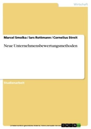 Neue Unternehmensbewertungsmethoden