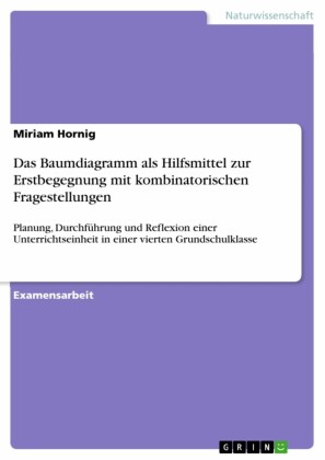 Das Baumdiagramm als Hilfsmittel zur Erstbegegnung mit kombinatorischen Fragestellungen - Planung, Durchführung und Reflexion einer Unterrichtseinheit in einer vierten Grundschulklasse