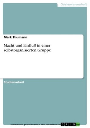 Macht und Einfluß in einer selbstorganisierten Gruppe