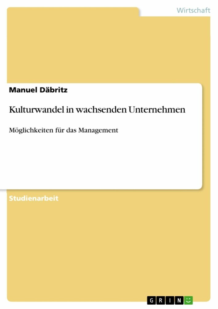 Kulturwandel in wachsenden Unternehmen main product photo