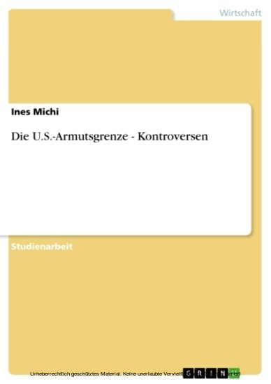 Die U.S.-Armutsgrenze - Kontroversen main product photo