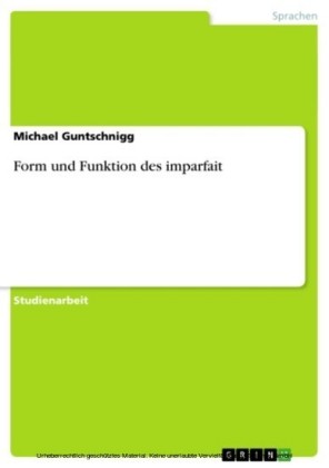 Form und Funktion des imparfait