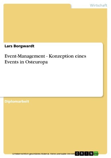Event-Management - Konzeption eines Events in Osteuropa main product photo
