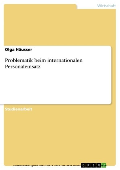 Problematik beim internationalen Personaleinsatz main product photo