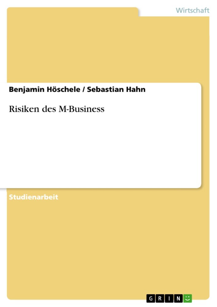 Risiken des M-Business main product photo