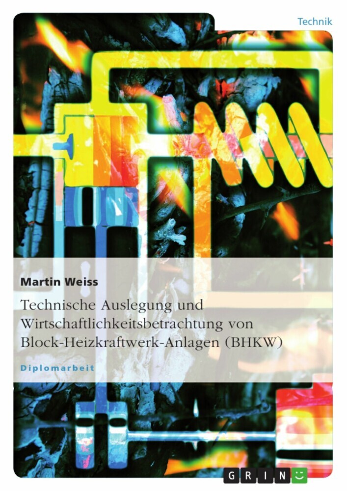 Technische Auslegung und Wirtschaftlichkeitsbetrachtung von Block-Heizkraftwerk-Anlagen (BHKW) main product photo
