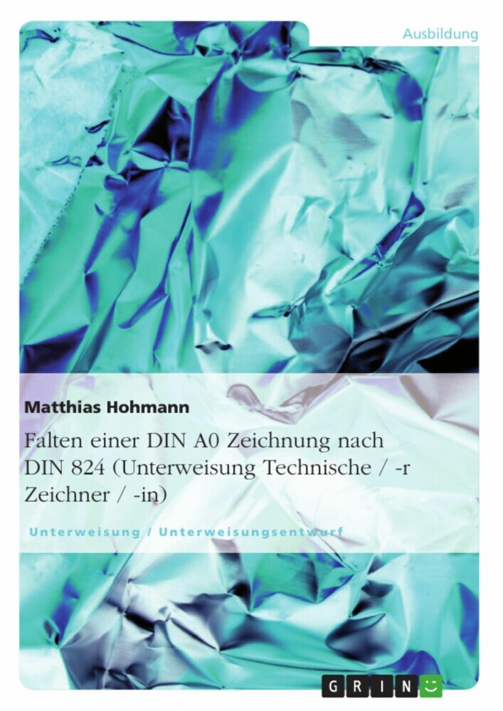 Falten einer DIN A0 Zeichnung nach DIN 824 (Unterweisung Technische / -r Zeichner / -in) main product photo