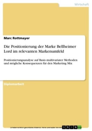 Die Positionierung der Marke Bellheimer Lord im relevanten Markenumfeld