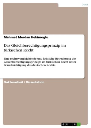 Das Gleichberechtigungsprinzip im türkischen Recht