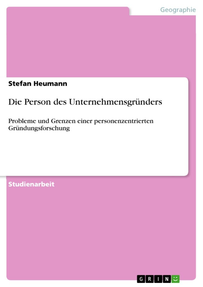 Die Person des Unternehmensgründers main product photo