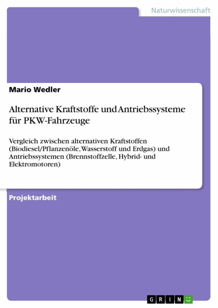 Alternative Kraftstoffe und Antriebssysteme für PKW-Fahrzeuge main product photo