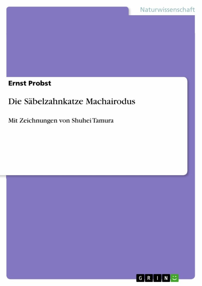 Die Säbelzahnkatze Machairodus main product photo