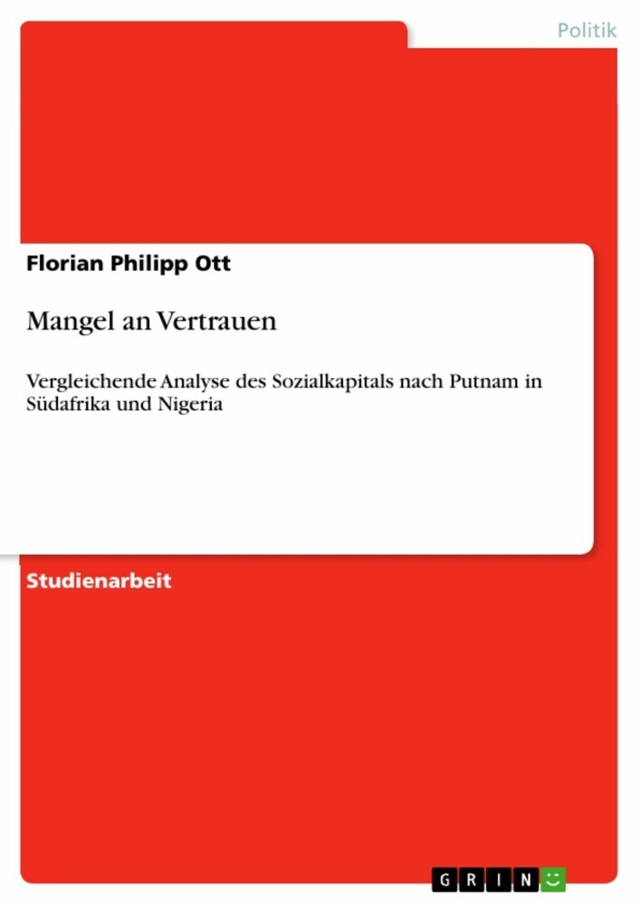 Mangel an Vertrauen main product photo