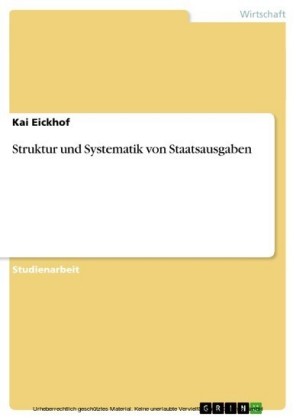 Struktur und Systematik von Staatsausgaben