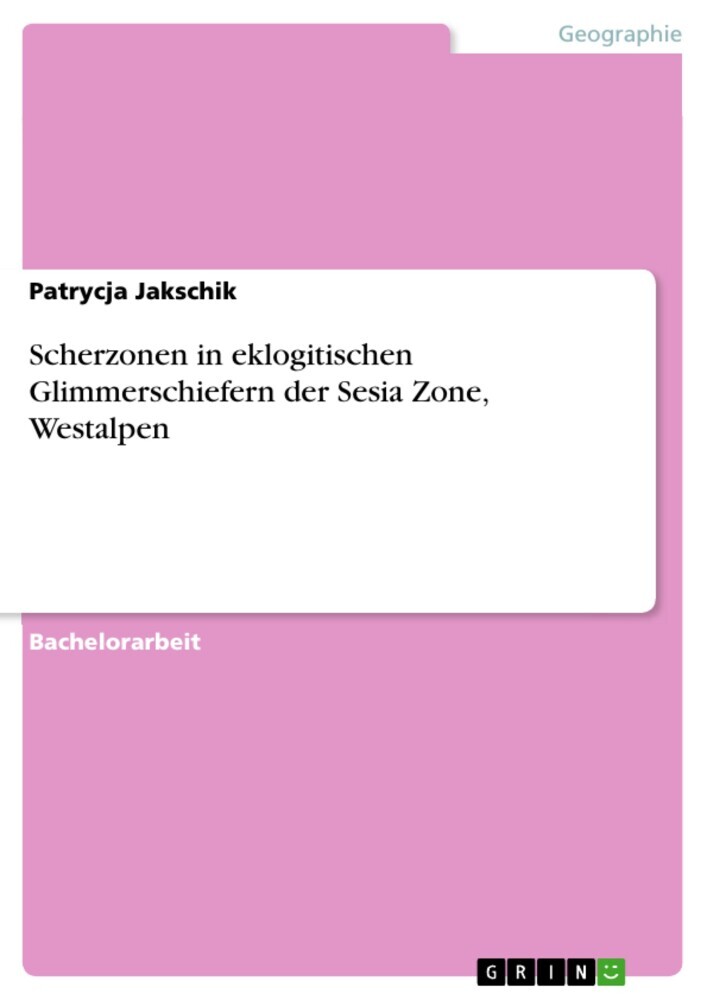 Scherzonen in eklogitischen Glimmerschiefern der Sesia Zone, Westalpen main product photo