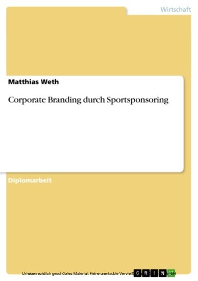 Corporate Branding durch Sportsponsoring main product photo