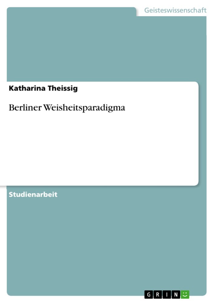 Berliner Weisheitsparadigma main product photo