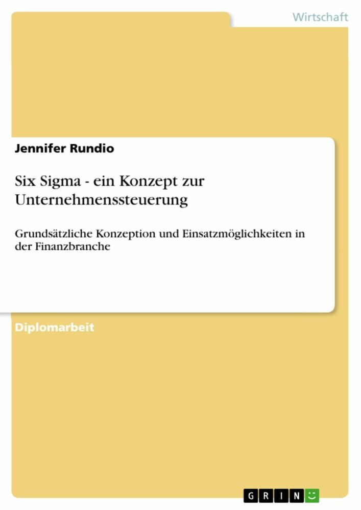 Six Sigma - ein Konzept zur Unternehmenssteuerung main product photo