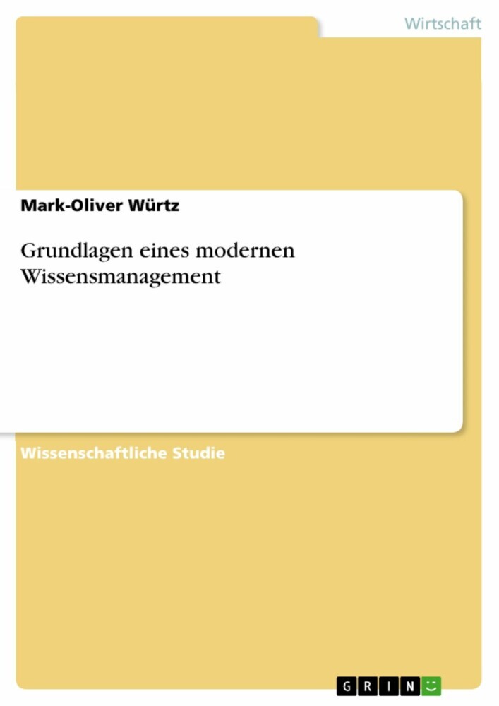 Grundlagen eines modernen Wissensmanagement main product photo