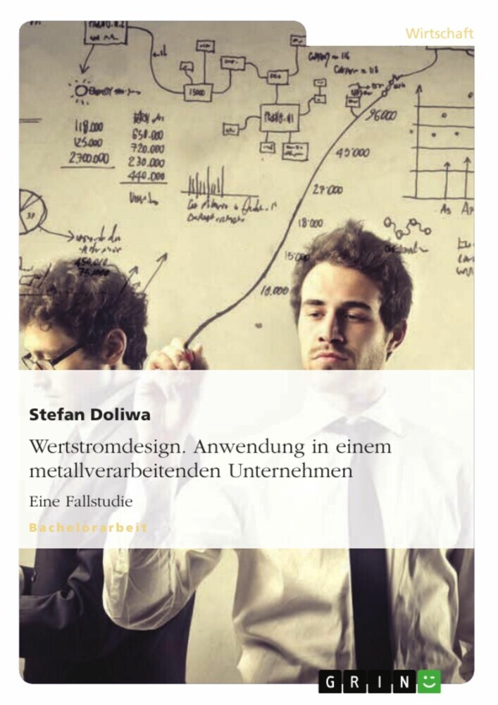 Wertstromdesign. Anwendung in einem metallverarbeitenden Unternehmen main product photo