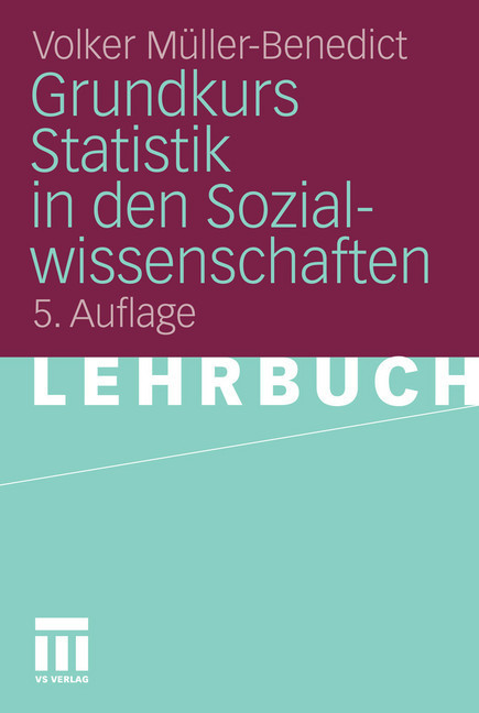 Grundkurs Statistik in den Sozialwissenschaften main product photo
