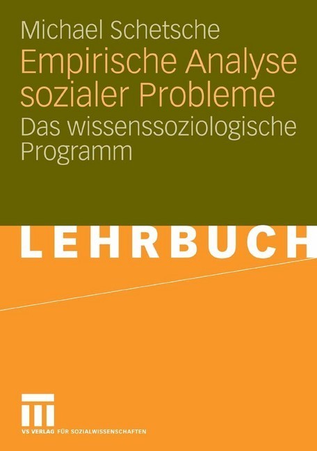 Empirische Analyse sozialer Probleme main product photo
