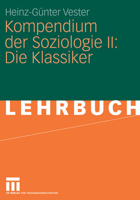 Kompendium der Soziologie II: Die Klassiker main product photo