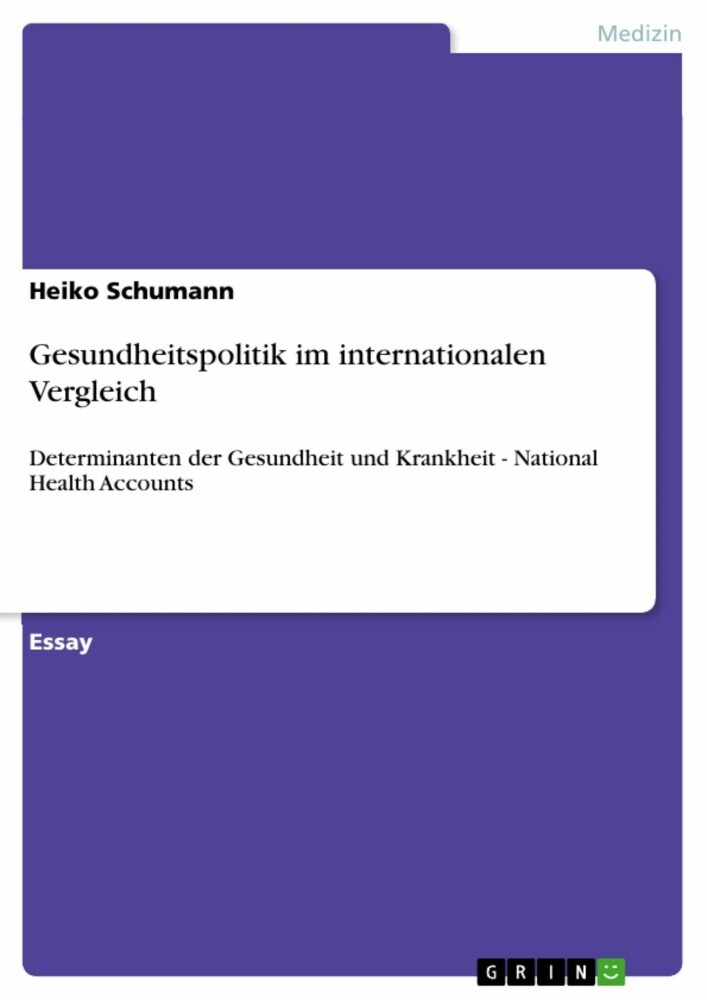 Gesundheitspolitik im internationalen Vergleich main product photo