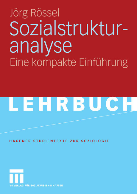 Sozialstrukturanalyse main product photo