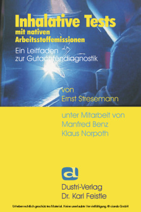 Inhalative Tests mit nativen Arbeitsstoffemissionen