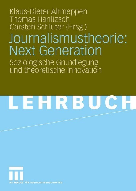 Journalismustheorie: Next Generation main product photo