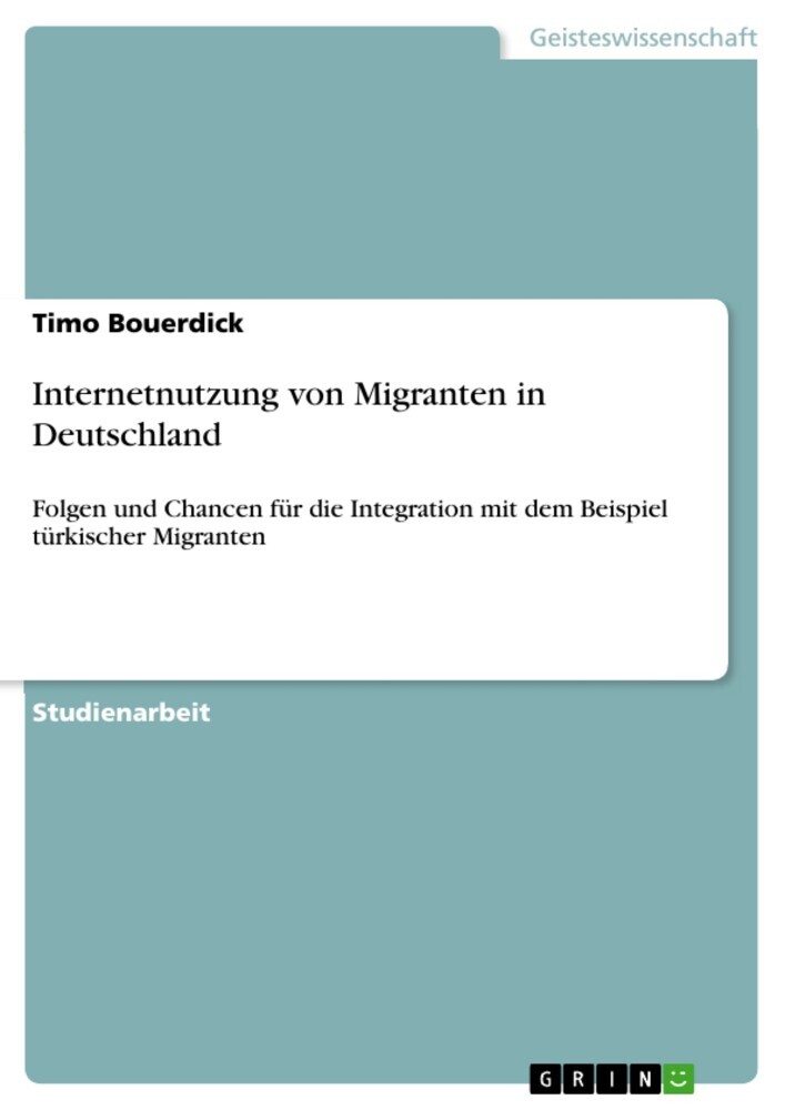 Internetnutzung von Migranten in Deutschland main product photo