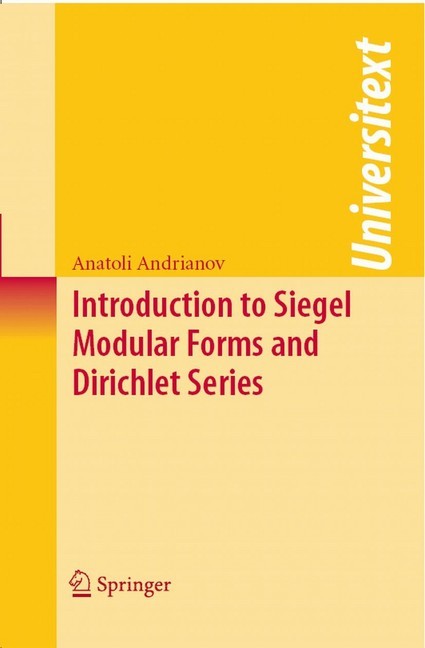 Introduction to Siegel Modular Forms and Dirichlet Series main product photo